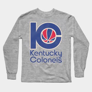 Retro Defunct Kentucky Colonels Basketball Team Long Sleeve T-Shirt